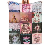 DOBOER Melanie - Manta para álbum de Estilo Martínez, cálida, Ligera, Suave, para Aire Acondicionado, Merchandising de Melanie para Cama, sofá, decoración de Fiesta (Funda de álbum, 50 x 40 Pulgadas)