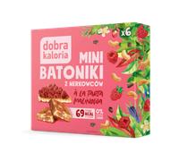 Dobra Kaloria Mini barritas de anacardo con sabor a tarta de frambuesa - 6x17 g