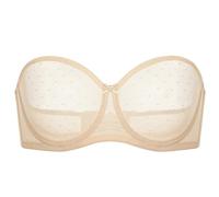 DOBREVA Sujetadore con Aros sin Tirantes, Tallas Grandes sin Forro para Mujer Beige 85F