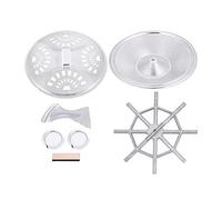 Dobro Resonator Guitar Parts | Complete Spider Bridge & Tailpiece Set | Replacement for Damaged/Broken Accessories | High - Grade Metal & Rosewood Saddle