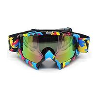 DOBRVVGT Gafas de Motocross, Gafas Esquí Outdoor Motorcycle Goggles Cycling Off-Road Ski Sport ATV Dirt Bike Racing Gafas for gafas de motocross(QL061 R)