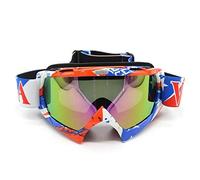 DOBRVVGT Gafas de Motocross, Gafas Esquí Outdoor Motorcycle Goggles Cycling Off-Road Ski Sport ATV Dirt Bike Racing Gafas for gafas de motocross(U826 R)