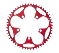 DOBRVVGT Plato de Bicicleta Narrow-Wide Cadena de Dientes Anchos y Estrechos for Bicicleta montaña, 110 BCD, piñón 36T a 58T, manivela, Corona Juego bielas, Piezas Accesorios(52T Red and Screw)