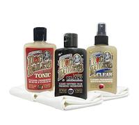 Doc Baileys All Leather Care Detail Kit (juego de 3) - Restauración de cuero y tónico para un alto brillo - Limpiador, acondicionador, impermeable y protector de cuero - para que tu cuero se vea como