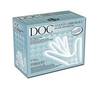 DOC - Guantes Quirúrgicos Desechables de Látex Puro, con Polvo, Estériles (ETO), Alta Protección, DM clase II, EPI categoría riesgo III, Tamaño 7.5, Dispensador 50 pares Anatómicos