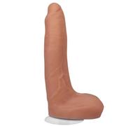 Doc Johnson Signature Series - Owen Gray - 9 Inch Realistic ULTRASKYN Dildo with Removeable Vac-U-Lock Suction Cup - F-Machine & Harness Compatible - for Adults Only, Vanilla