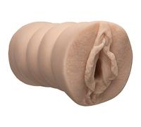 Doc Johnson Signature Strokers - Chanel St. James - ULTRASKYN- Pocket Pal - Open-Ended Stroker - Pussy, White