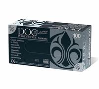 Doc negros guantes de nitrilo - L -100 Unidades
