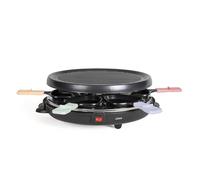 Livoo DOC207P Aparato de raclette para 6 Personas, Plástico, Negro