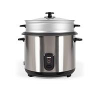 Livoo - Olla de arroz y vapor - Acero inoxidable, 2,8 L, 1000 W, recipiente extraíble