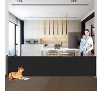 Docal Puerta de bebé Extra Ancha de 120 Pulgadas para Apertura Grande, Puertas retráctiles para bebé, Puerta Extra Larga para Perros para la casa, Puertas Grandes para Mascotas, Puerta de Malla para