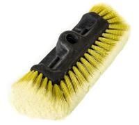 DocaPole - Cepillo de cerdas Suaves para Lavado y fregado de Coche (10 Pulgadas) para Cubierta, camión, Barco, RV, Revestimiento de casa, Seguro con Agua (Poste de Mango Largo, no Incluido)