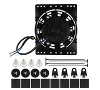 DOCAS 6 pulgadas 12V 80W Ventilador de refrigeración para automóvil,ventilador eléctrico universal con kit de montaje