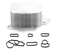 DOCAS Enfriador aceite 1516998 3M5Q6A642AA 11427805976 compatible para Berlingo C2 C3 C4 C5 DS3 DS4 JUMPY peugeot 206 207 208 2008 308 3008 508 5008 Mazda 2 3 Mini R56 C-Max Fiesta Focus 2 3