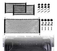 DOCAS Red de Almacenamiento,1Pack 90X40CM+2 Pack 45X25CM, Bolsa de Organizador Tronco de Coche Redes, Organizer para Camión, Coche, SUV, Barco, Casa (estilo2)