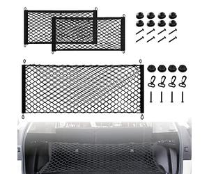 DOCAS Red de Almacenamiento,1Pack 90X40CM+2 Pack 45X25CM, Bolsa de Organizador Tronco de Coche Redes, Organizer para Camión, Coche, SUV, Barco, Casa (estilo2)