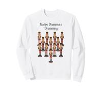 Doce Bateristas Tocando Doce días de Navidad Sudadera