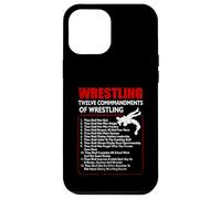 Doce Mandamientos De La Temporada De Lucha Libre Deporte De Lucha Carcasa para iPhone 12 Pro MAX