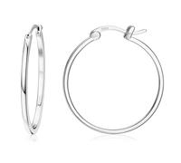 Dochais Aretes de Aro Dorados al 18K - Aretes de Aro de Plata Esterlina 925