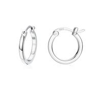 Dochais Aretes de Aro Dorados al 18K - Aretes de Aro de Plata Esterlina 925