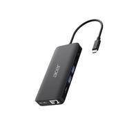 Dock Acer 12 en 1 USB-C HDMI DP RJ45 Negro 100W