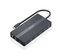 DOCK AISENS 12 EN 1 USB-C A 2xHDMI DP RJ45 4xUSB-A USB-C USB-C PD 20CM