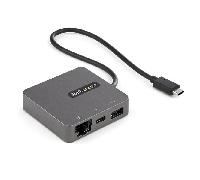 StarTech.com - Adaptador Multipuertos USB-C - Docking Station USB Tipo C - HDMI o VGA - con Cable de 29cm - con Puertos USB A y