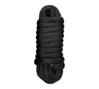 Dock Lines - Boat Ropes, Heavy-Duty Nylon Cord 5/8inch X 15FT, Black Dock Rope For Boats | Mooring Ropes | Marine Floating Rope For Mooring Anchoring Sailing Yachts Marine Activities