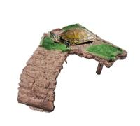 Dock pour tortues - Plateforme de repos pour terrarium | Terrasse pour cacher les reptiles | Grenouille, tortue, Terrapin, Dragon barbu, Gecko, accessoire d'habitat, salon d'escalade, décor d'aquarium