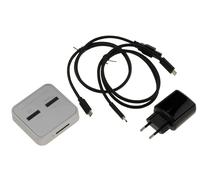 Dock USB 3.2 Gen2 10G A C Para SSD M.2 NVMe Y SATA Con Lector SD Express