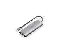Dock USB-C 7 en 1 - AISENS - ASUC-7P032-GR - HDMI 4K@60Hz - RJ45 Gigabit - Lectores SD/MicroSD