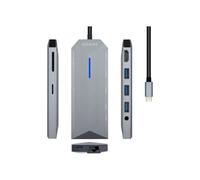 Aisens Dock 9 En 1 Hub Usb-C 3.0 Con 3x Usb-A 3.0, 1x Hdmi 1x Rj45