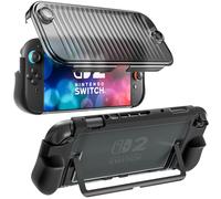 Dockable Case for Nintendo Switch 2 2025,Pro Travel Integrated Cover for Switch 2, Foldable Case for Nintendo 2 Joycon (Black)