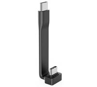 DockCase - Cable de datos USB-C a USB-C FPC de 30 cm, cable tipo C a tipo C USB 3.2 10 Gbps en forma de L, cable de carga rápida 60 W tipo C para iPhone 15 Pro Max, MacBook Pro, iPad Pro/Air