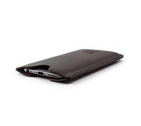 Dockem Tipo sobre Executive para iPhone SE 2/3, 12/13 Mini, 8, 7, 6, 6S (5.4/4.7 Inch) - Cuero Vegano Premium Ligeramente Acolchado con Forro de Microfibra - Funda Delgada [Marrón Ozcuro]