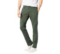 Dockers Dockers - Pantalón de hombre chino elasticidad superior. Verde militar Talla 44 - Largo 34