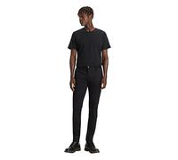 Dockers ALPHA ORIGINAL SKINNY, Pantalones para Hombre, Black, 33W 36L