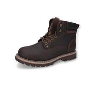 Dockers by Gerli Hombre Botines con cordones, de caballero Zapatillas de deporte,forro cálido,botas con cordones,cafe,42 EU / 8 UK