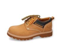 Dockers by Gerli Zapatos con cordón 'Darmstadt' arena / navy / moca / amarillo, Talla 42