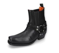 Dockers by Gerli Hombre Botines, de caballero Botas,botas,medias botas,botín,remaches,schwarz,44 EU / 10 UK