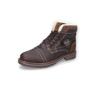 Dockers by Gerli Hombre Zapatillas Bajas, de Caballero Zapatillas,Plantilla Desmontable,Zapato Deportivo,Zapato bajo,cordón,Dunkelbraun,42 EU / 8 UK