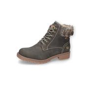 Dockers by Gerli Mujer Botines con Cordones, señora Botines,Forro cálido,Botas de Invierno,Medias Botas con Cordones,Bottle,38 EU / 5 UK