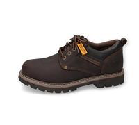 Dockers by Gerli Zapatillas bajas para hombre, con cordones, resistentes al agua, marrón, 49 EU