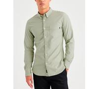 Dockers Camisa de hombre de manga larga slim fit. Verde claro XL (XL)