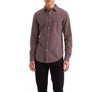 Dockers Camisa de hombre de manga larga y corte slim. Morado XXL