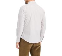 Dockers Camisa LS Ultimate Slim para Hombre, Erwin Lucent White, Aguacate, Rosa Calcita, Marrón Dorado, L