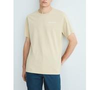 Dockers Camiseta de hombre de manga corta, slim fit.. Marrón claro XL