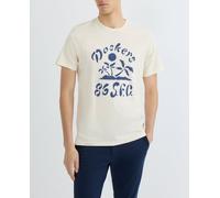 Dockers Camiseta de hombre de manga corta, slim fit.. Natural M