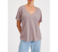 Dockers Camiseta de mujer cuello pico. Rosa 42 (L)