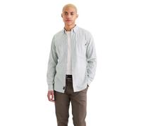 Dockers Camiseta elástica Oxford Slim Camisas, Princeton Forest Elf Lucent White, M para Hombre